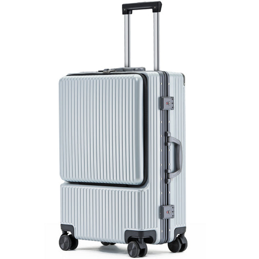 Semi-open Aluminum-frame Trolley Suitcase(20"/24"/26")