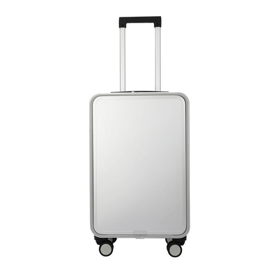 Front-opening Full-aluminum Trolley Suitcase