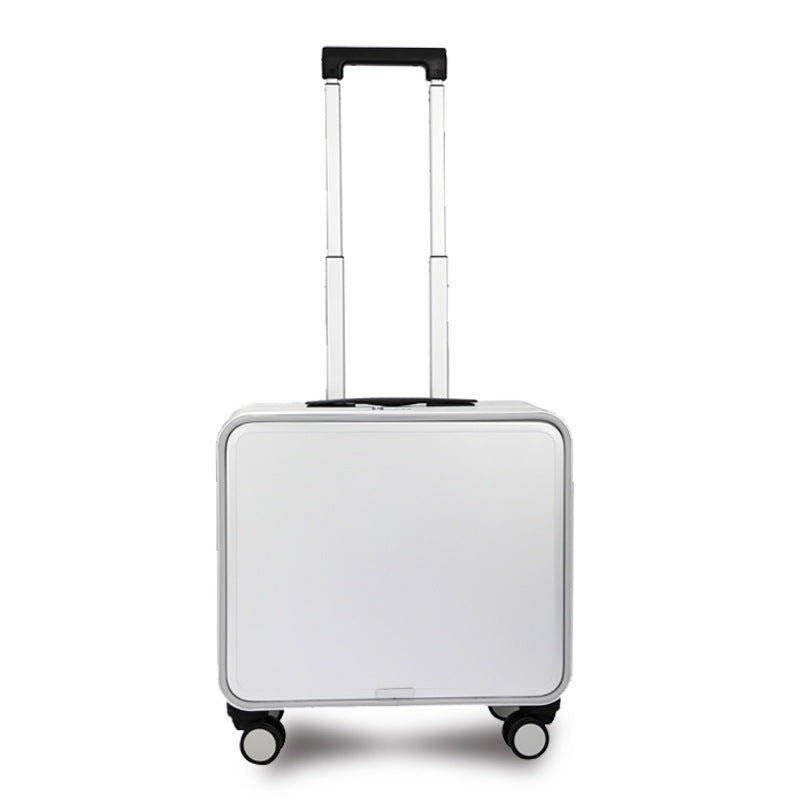 Front-opening Full-aluminum Trolley Suitcase