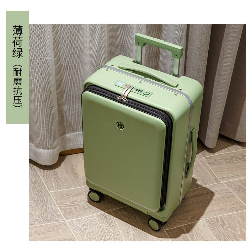 One-piece Front-opening Trolley Case (20